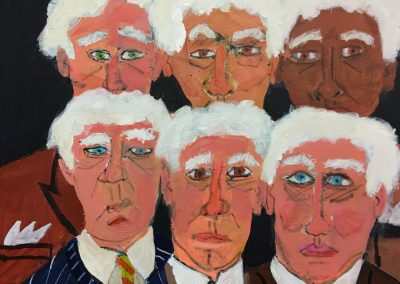 Five_Old_White_Men_20x20_acrylic_on_canvas