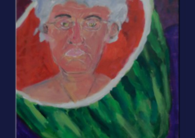 Self Portrait 3 - 24 X 20 Acrylic on Canvas